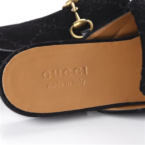 gucci velvet slippers for men|original gucci slippers.